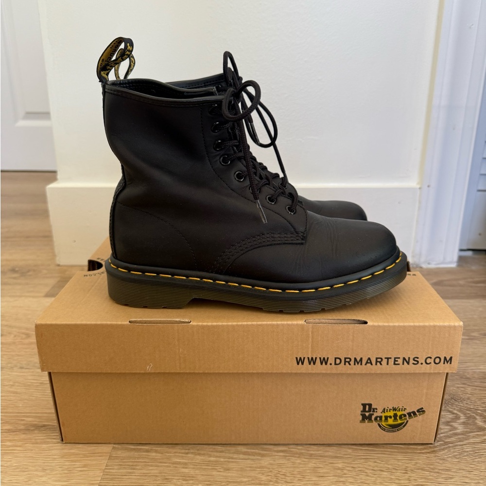 Dr. Martens 1460 Smooth Leather Lace-Up Boots